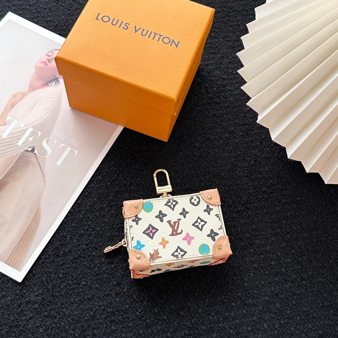 Louis Vuitton Micro Bag Leather Keychain Pendant Accessories