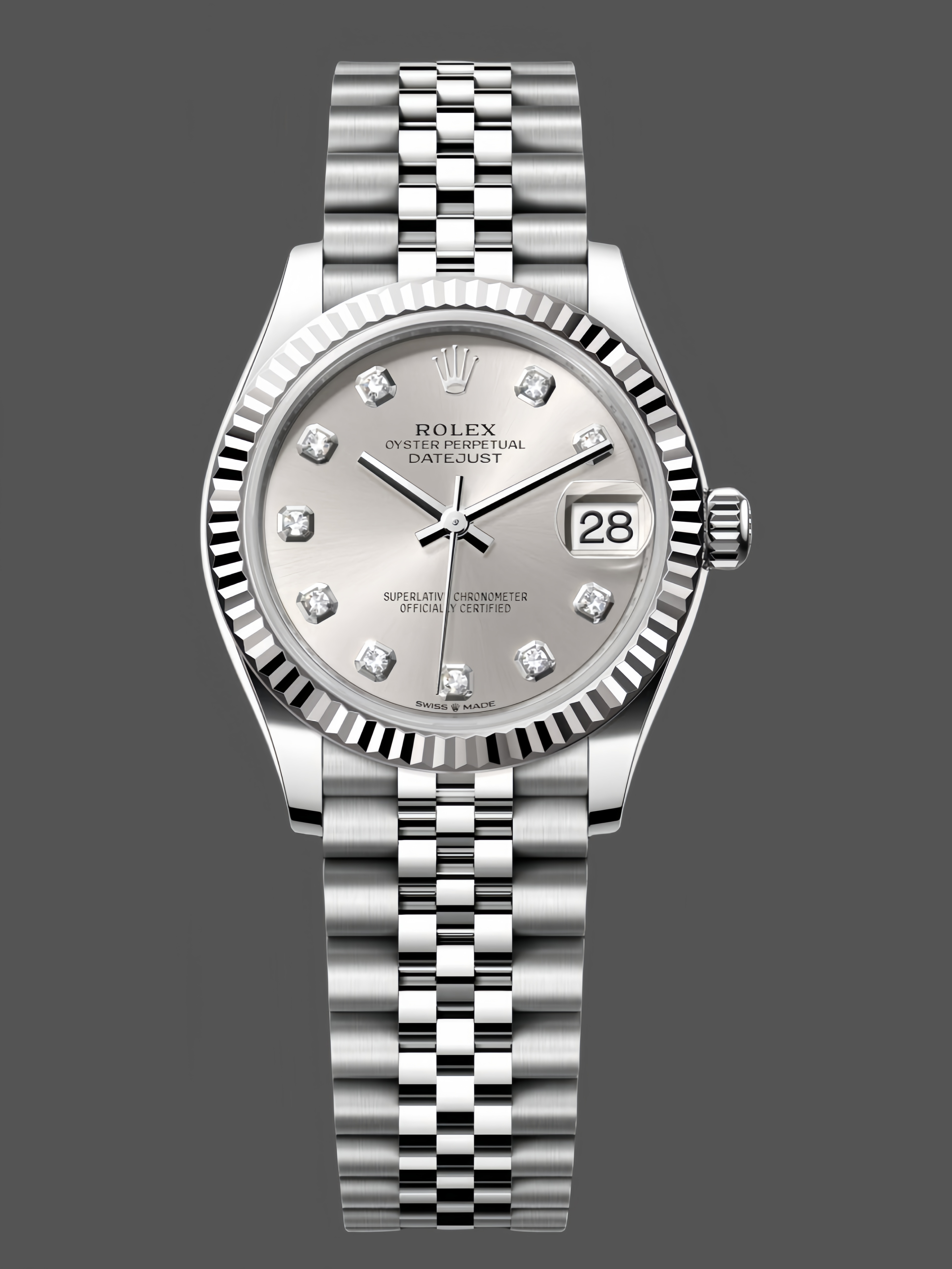 Rolex Datejust 31 and 41mm Oystersteel Silver Dial m278274 0030