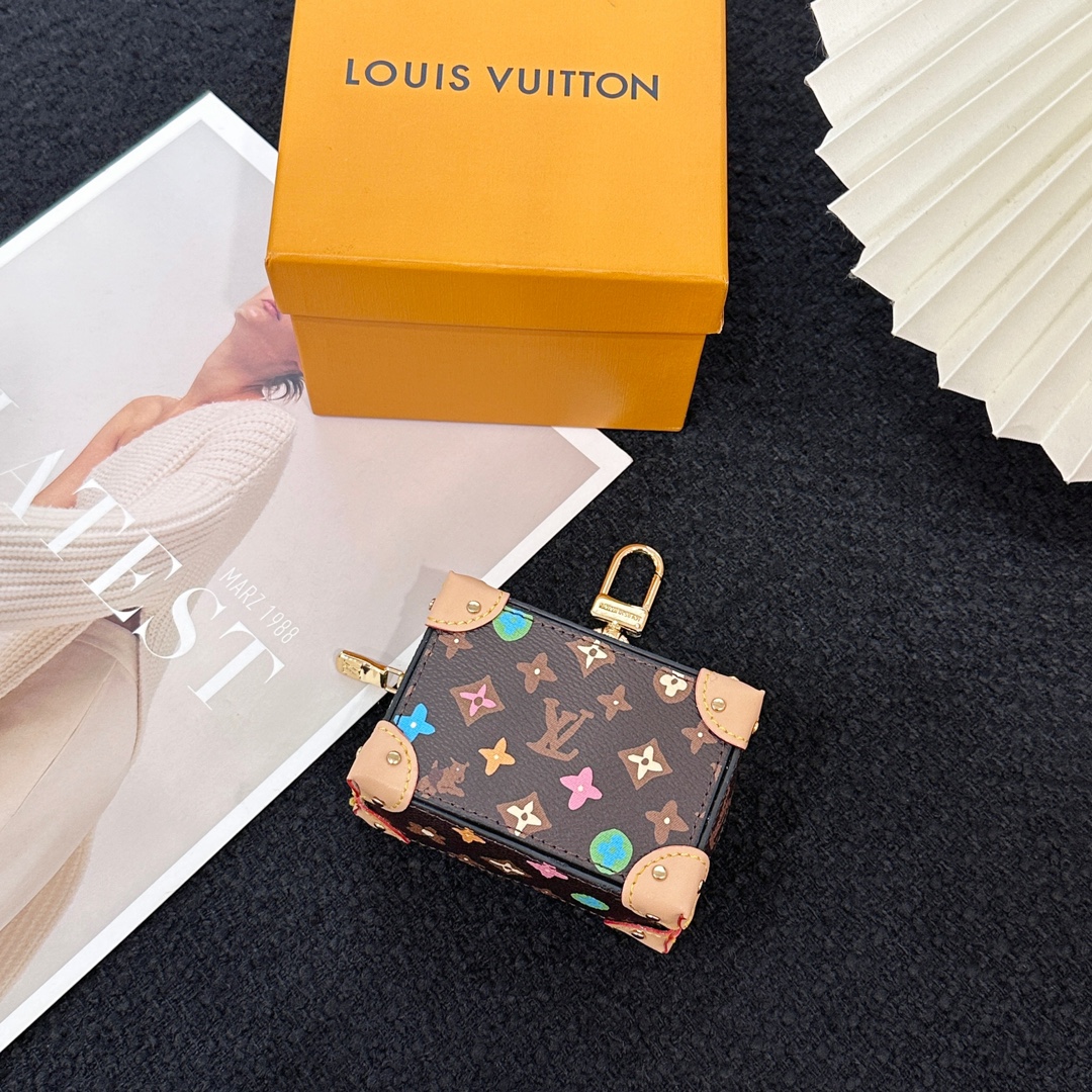 Louis Vuitton Micro Bag Leather Keychain Pendant Accessories