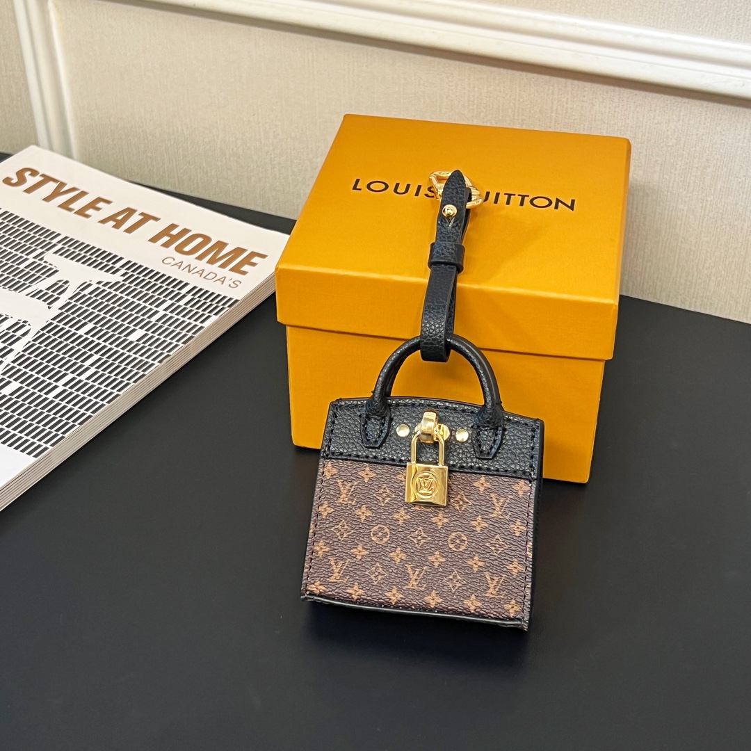 Louis Vuitton Micro Bag Leather Keychain Pendant Accessories