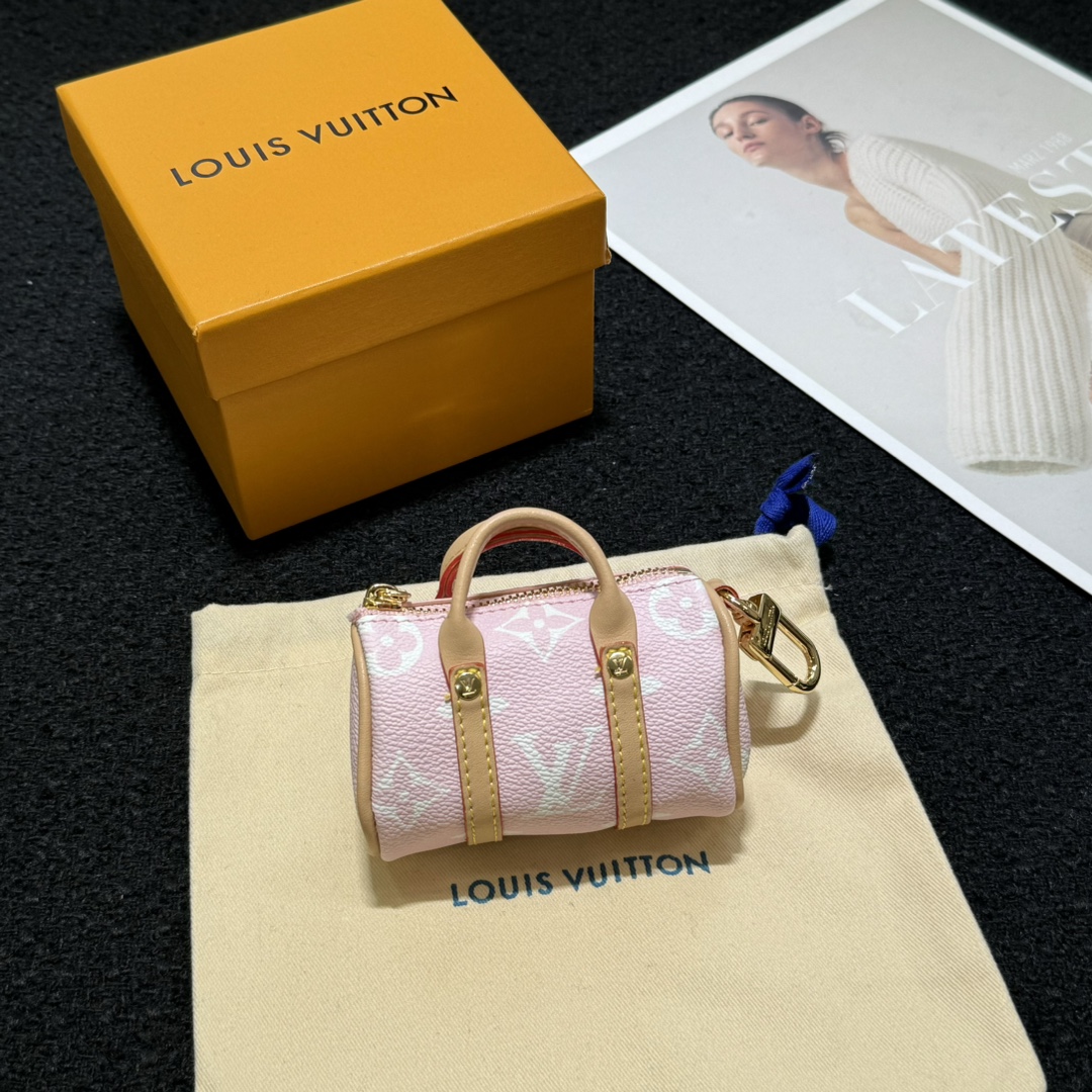 Louis Vuitton Micro Bag Leather Keychain Pendant Accessories