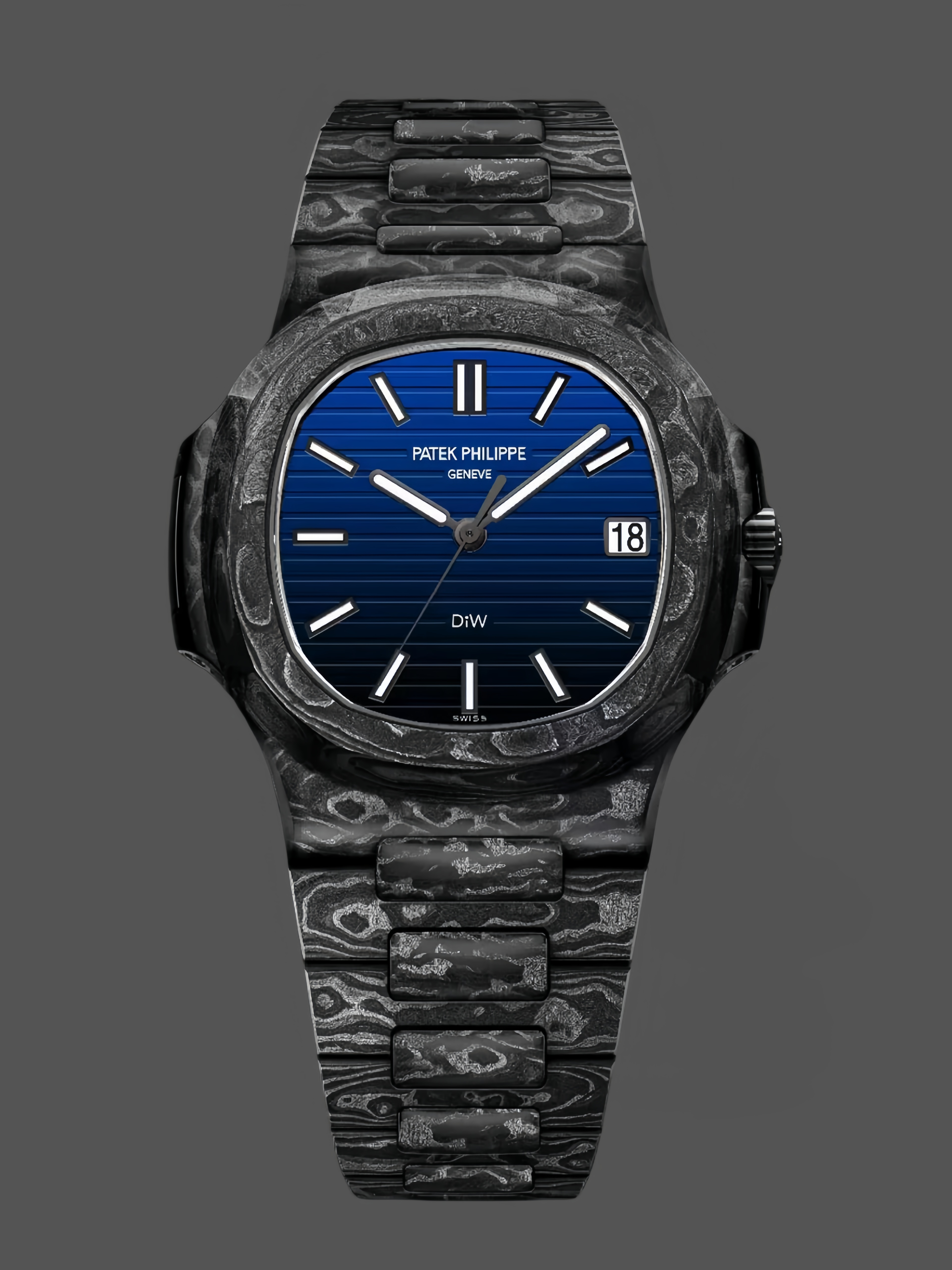 Patek Philippe Nautilus Carbon Fiber Case Blue Dial 5711 40MM Watch