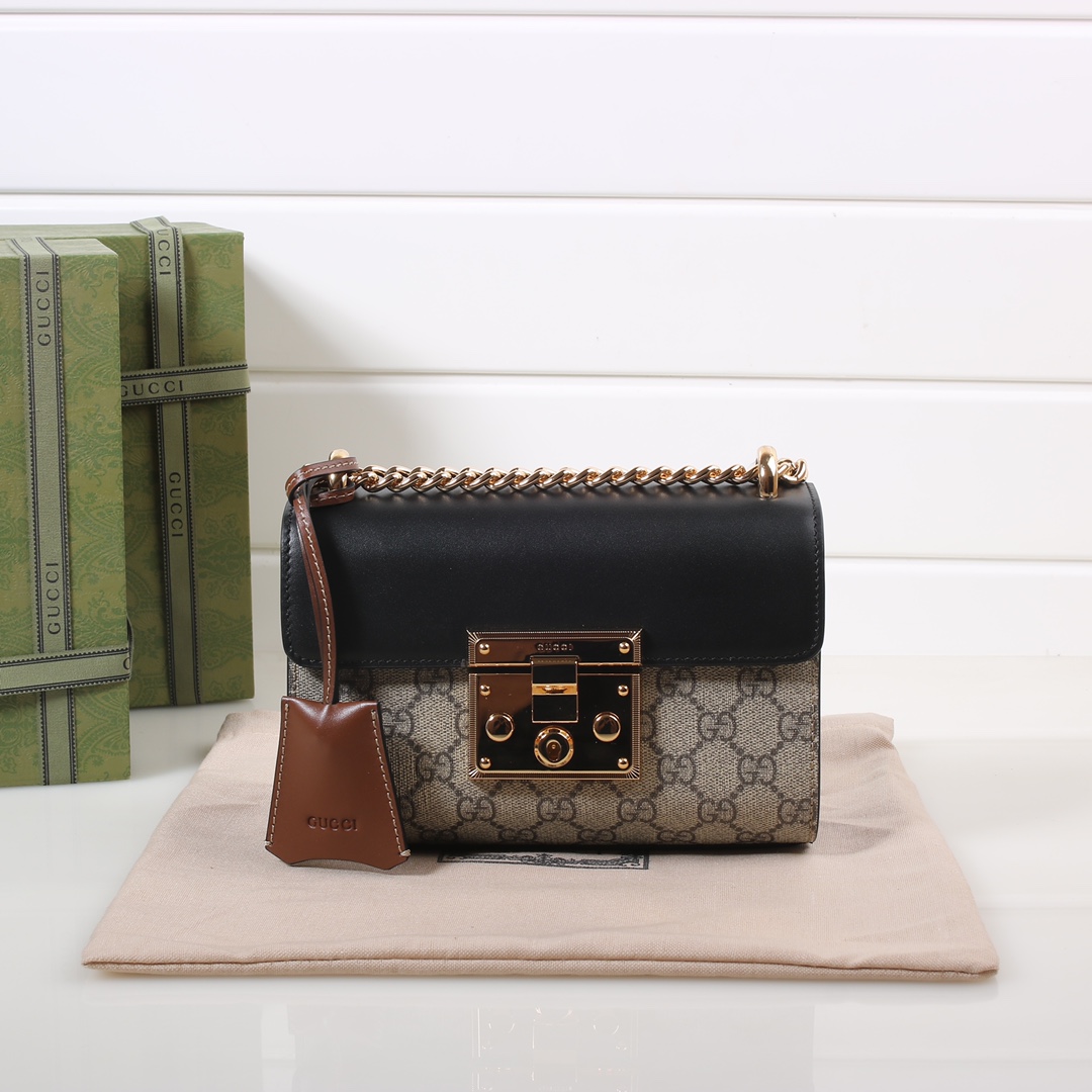 GUCCI padlock chain bag 409487 SM071 20cm