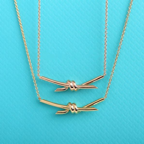 Tiffany Kont Necklace Dupe, Gold& Rose Gold