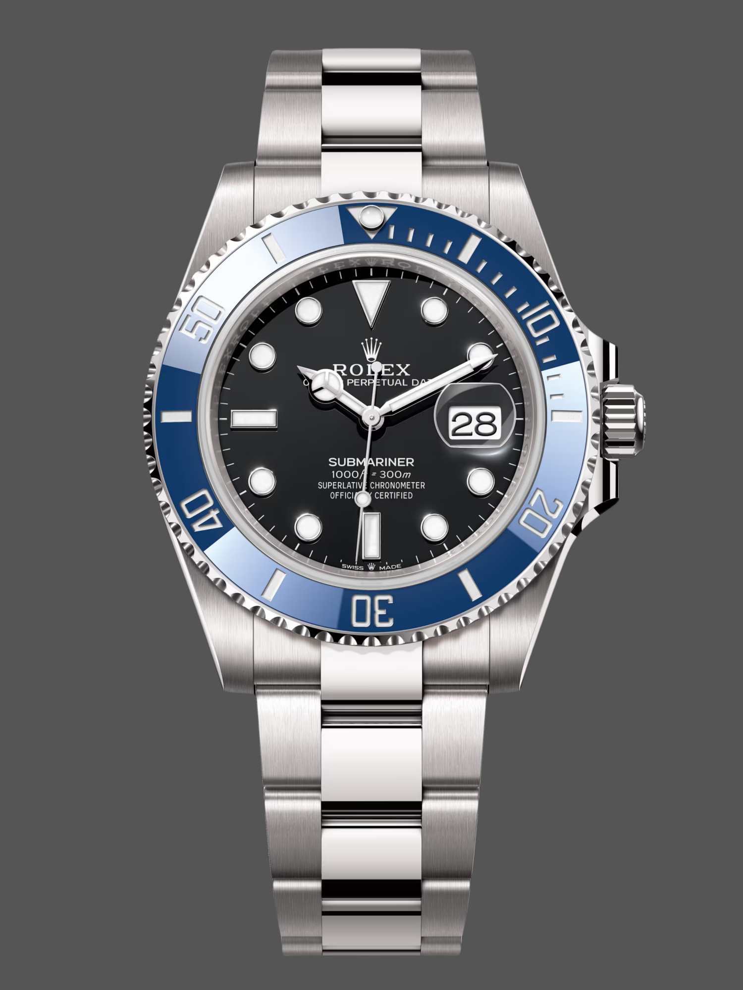 Rolex Submariner 126610 Blue Bezel Black Dial 41mm Mens Replica Watch