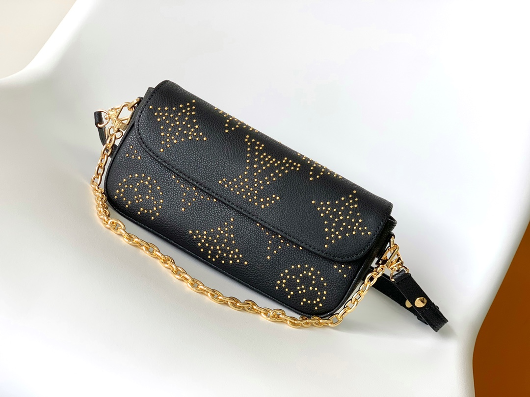 Louis Vuitton 10A Handbag Shoulder Bag Top Mirror Quality Version Wallet on Chain Ivy M82653