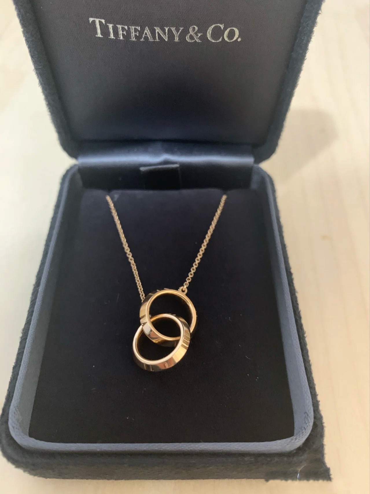 Tiffany Double Ring Necklace