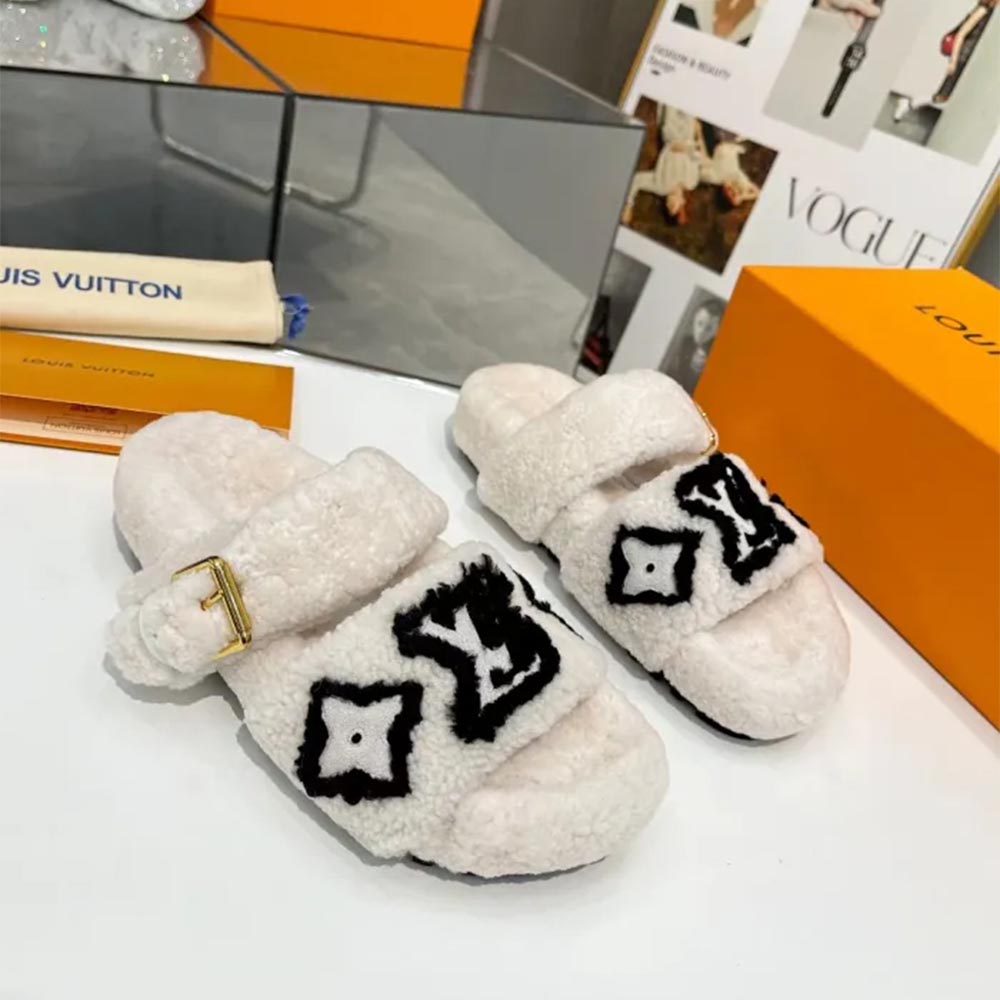 Louis Vuitton shoes (35-41) PASEO FLAT COMFORT MULE LV002