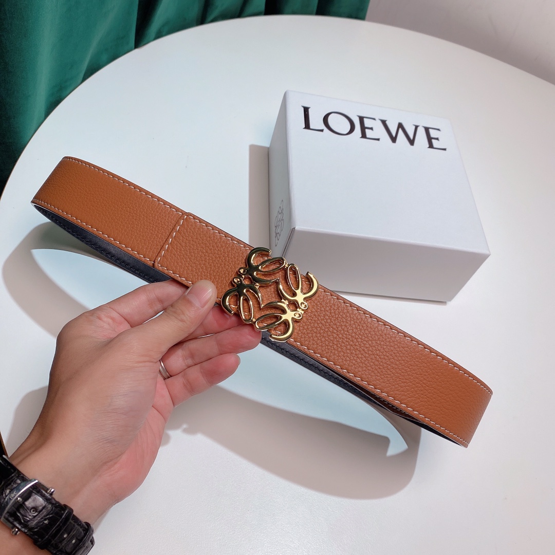 Loewe Leather Belts 1:1 Mirror Version