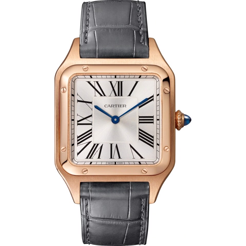 Cartier Santos 18K Rose Gold Unisex Watch, WGSA0021
