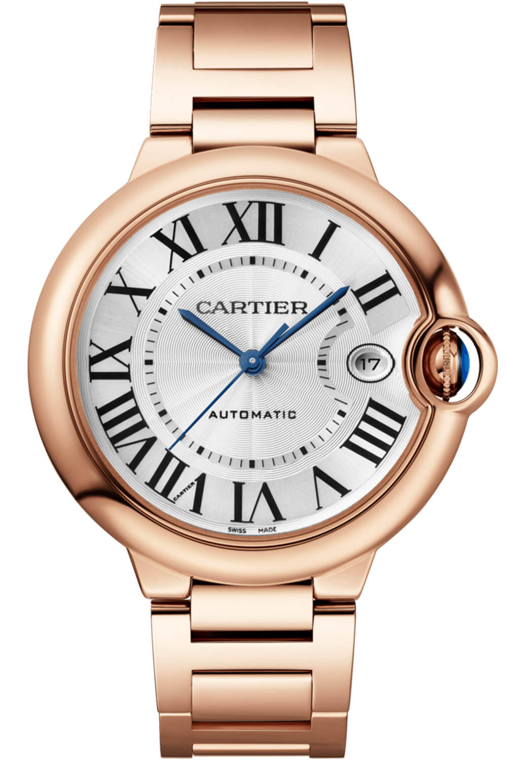 Cartier Ballon Bleu 18K Rose Gold Men��s Watch, WGBB0039