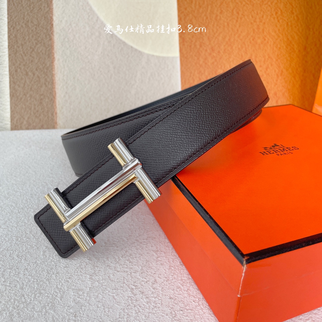 Hermes Leather Belts 1:1 Mirror Version