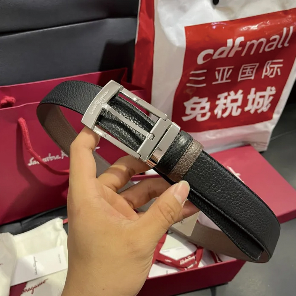 FERRAGAMO Belt 001 22PJ081 3.5cm