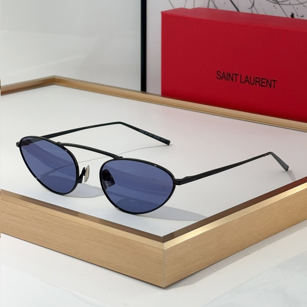 Saint Laurent YSL Metal Blackout anti-UV Sunglasses Top Quality锛�Replica锛�