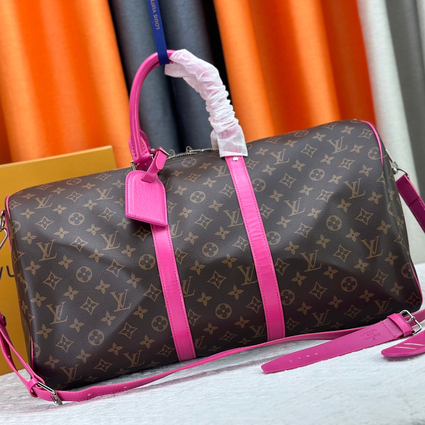 Louis Vuitton Keepall Bandouli猫re 50 travel bag