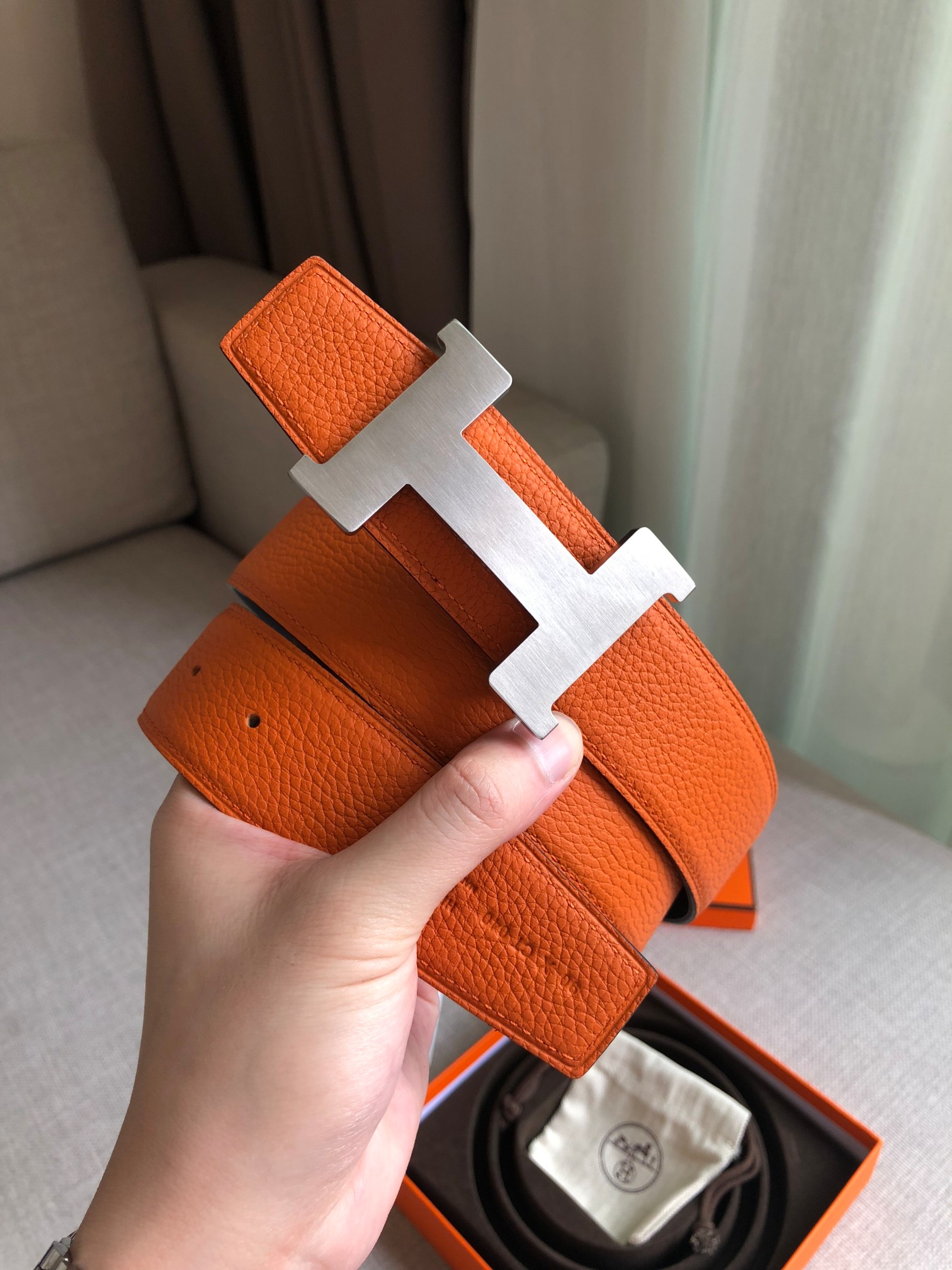 Hermes Leather Belts 1:1 Mirror Version