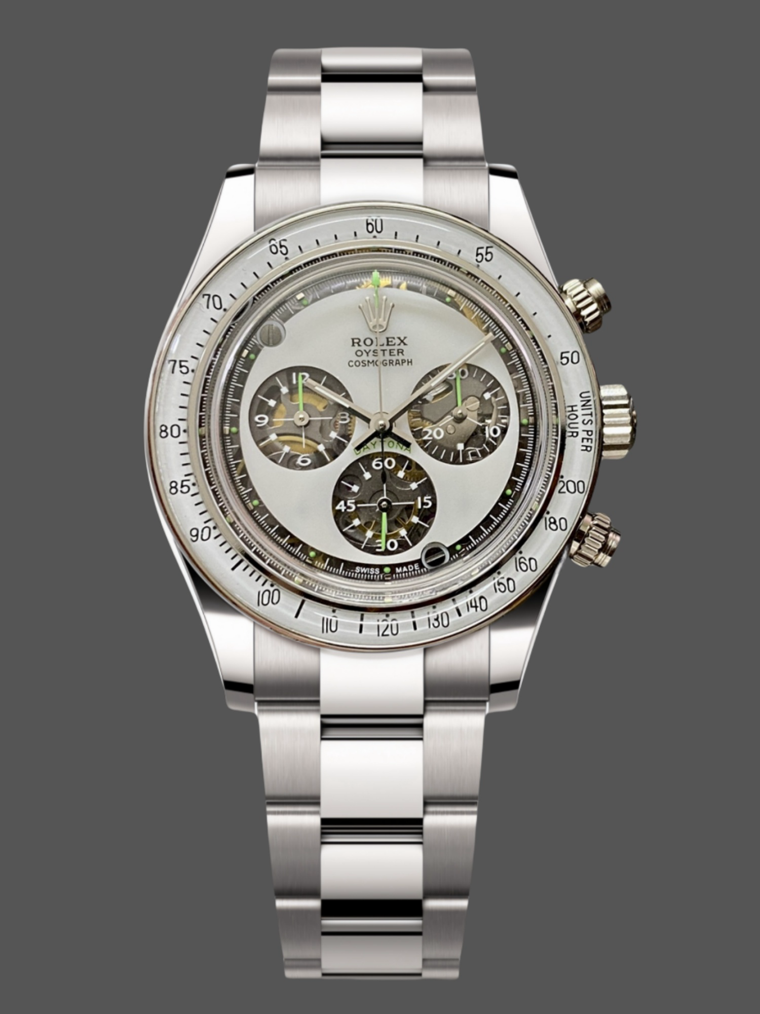 Rolex Daytona Cosmograph Artisans De Geneve Edition White Dial Men's Watch