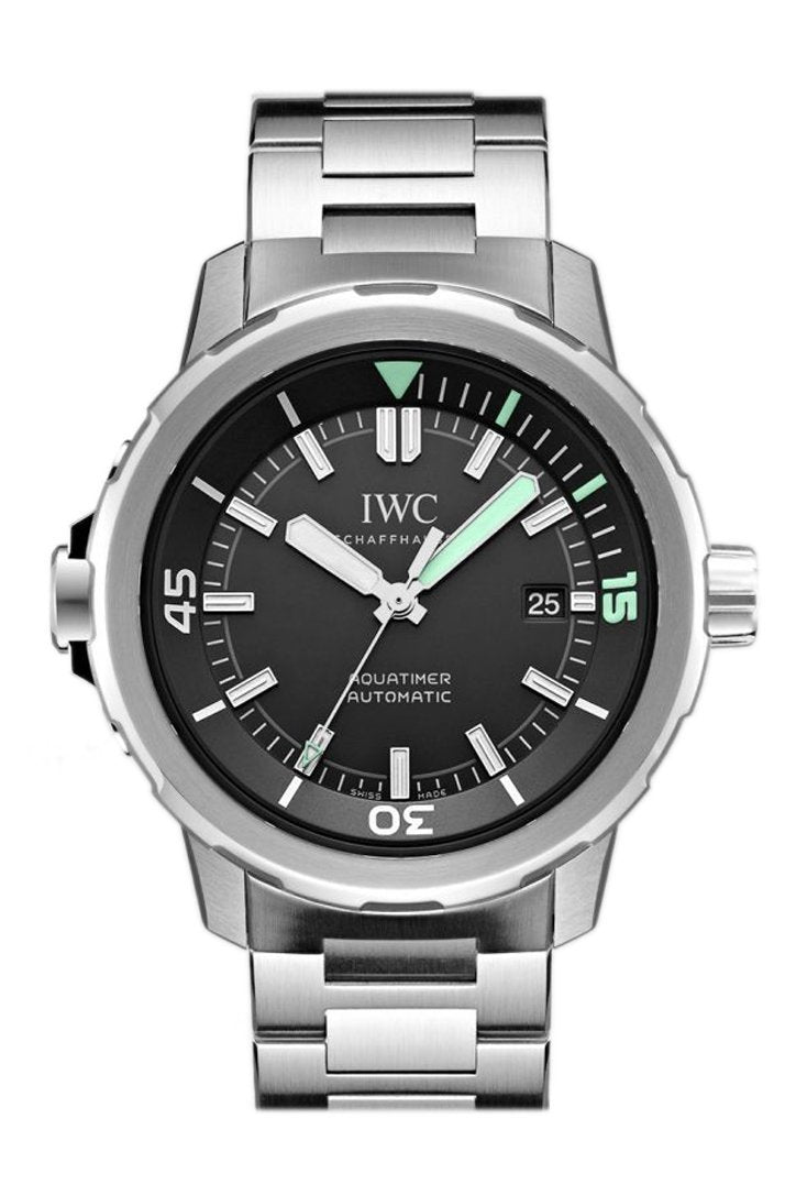 IWC Aquatimer Black Dial Stainless Steel 42mm Men's Watch IW329002