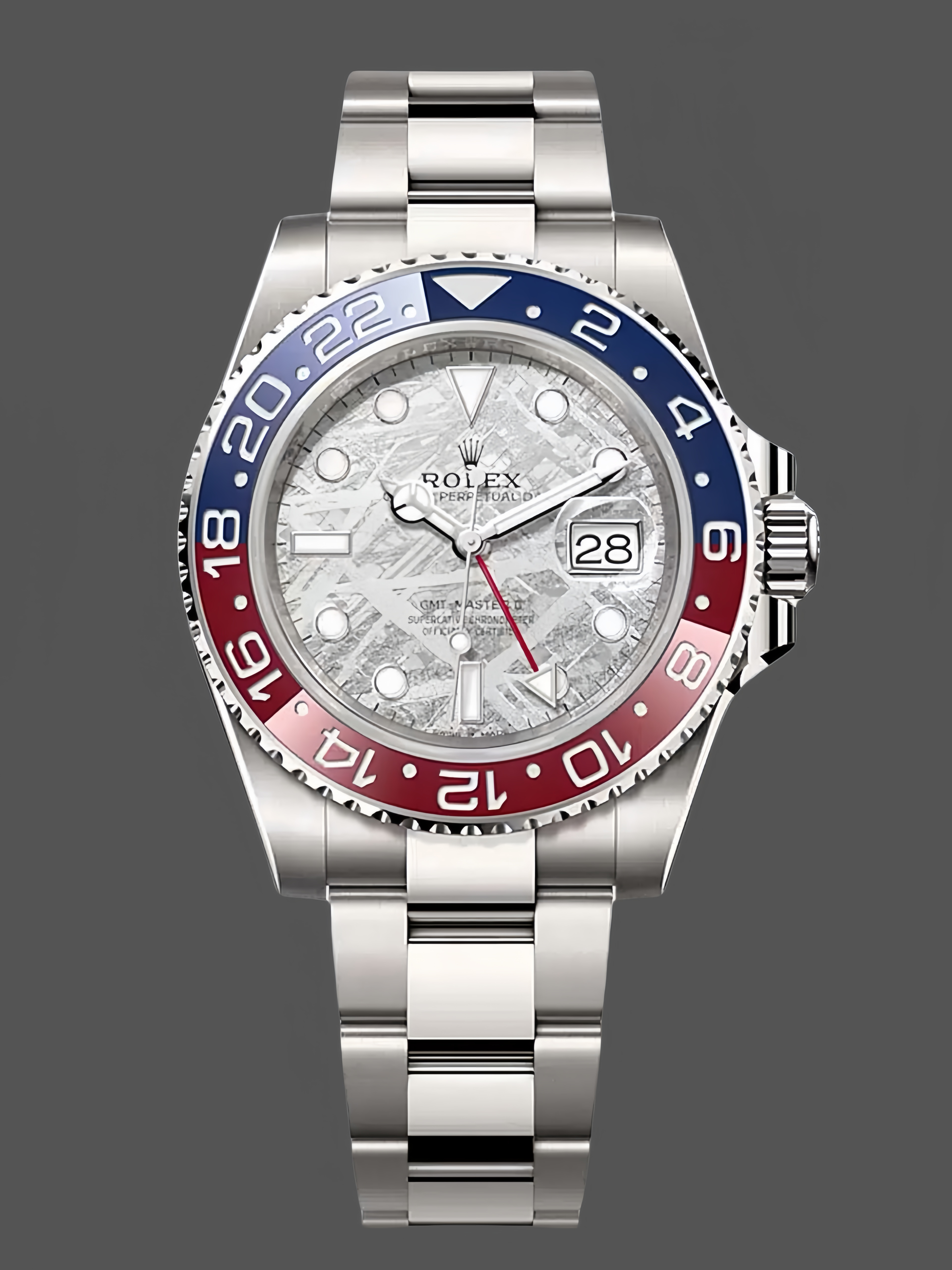 Rolex GMT-Master II 126719 0002 White Gold Meteorite Grey Dial 40mm Mens Replica Watch