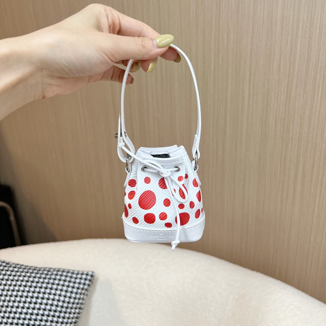 Louis Vuitton Micro Bag Leather Keychain Pendant Accessories