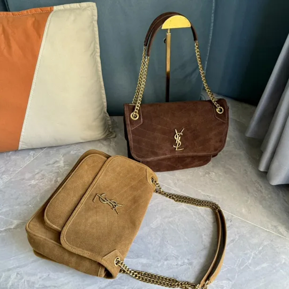 YSL Niki Shoulder Bag 1002 LM072 28cm