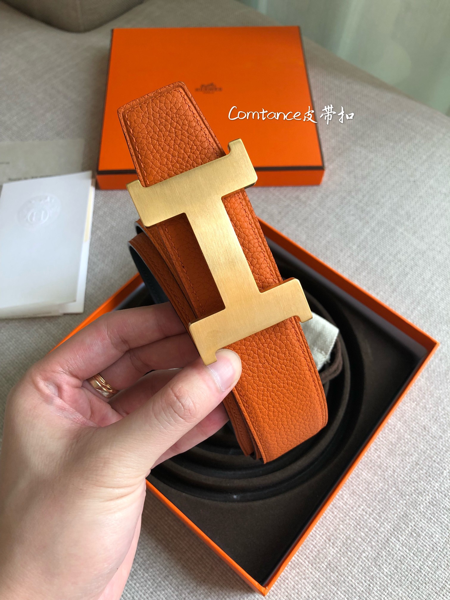 Hermes Leather Belts 1:1 Mirror Version