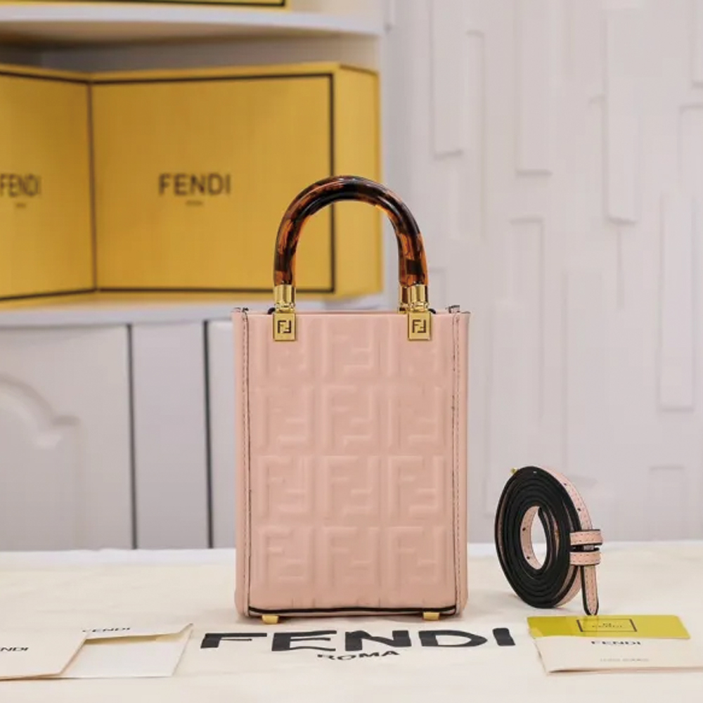 Sunshine Mini Tote Bag Pink 3370 LM041 13cm