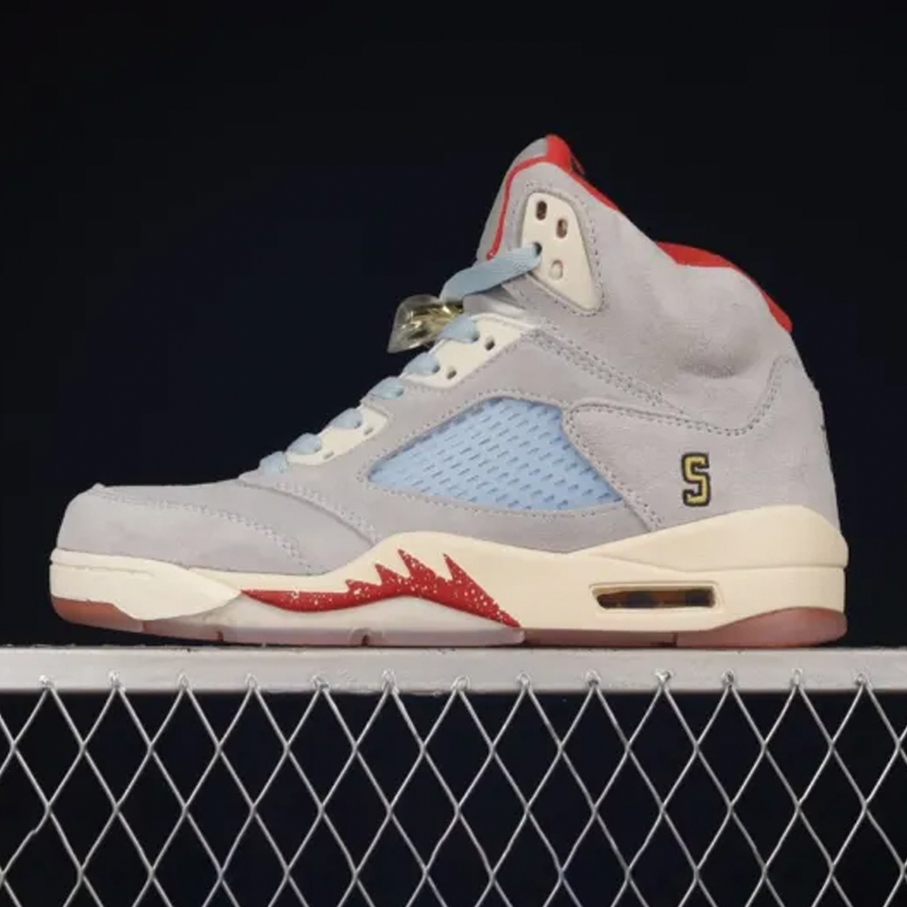 Trophy Room x Air Jordan 5 Ice Blue AJ5 CI1899-400 XM053