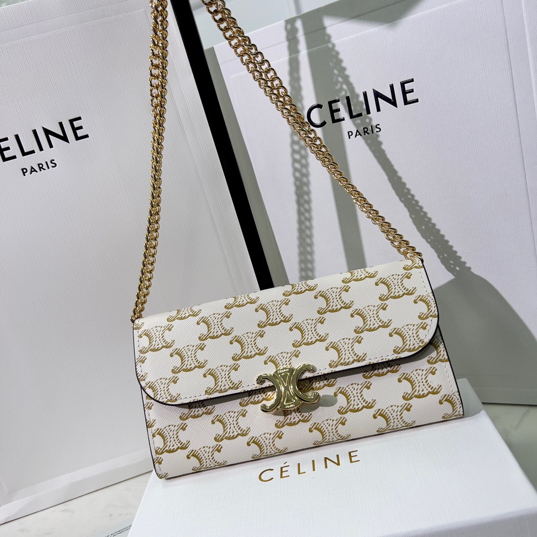 Celine CLAUDE Chain Bag 1961 LM59 19cm