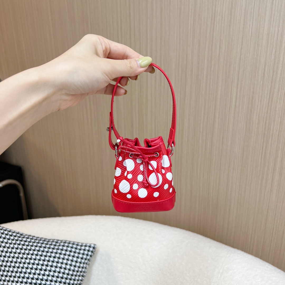 Louis Vuitton Micro Bag Leather Keychain Pendant Accessories