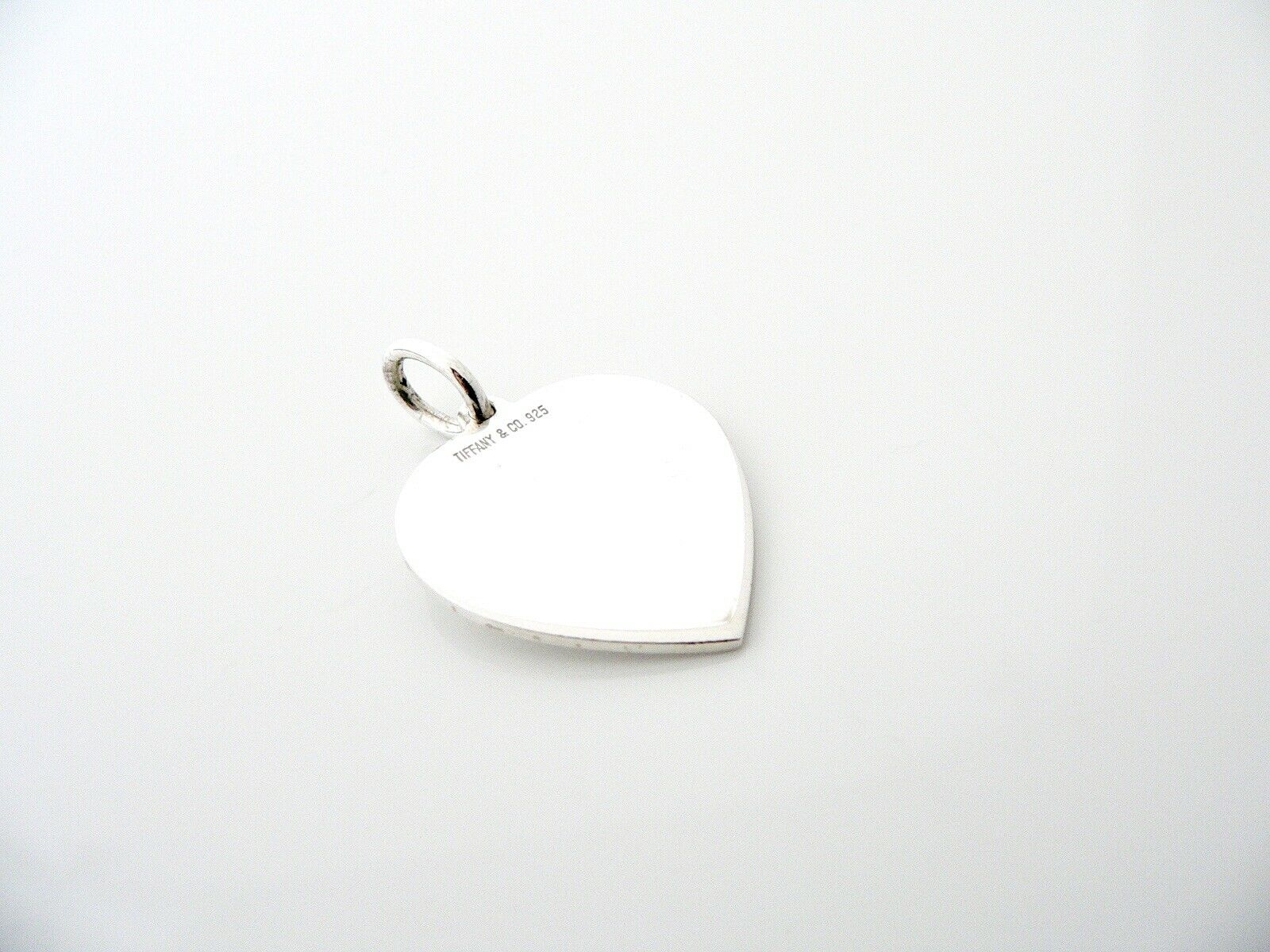 Tiffany & Co Silver Heart Pendant Charm 4 Necklace Bracelet Vintage Gift Love