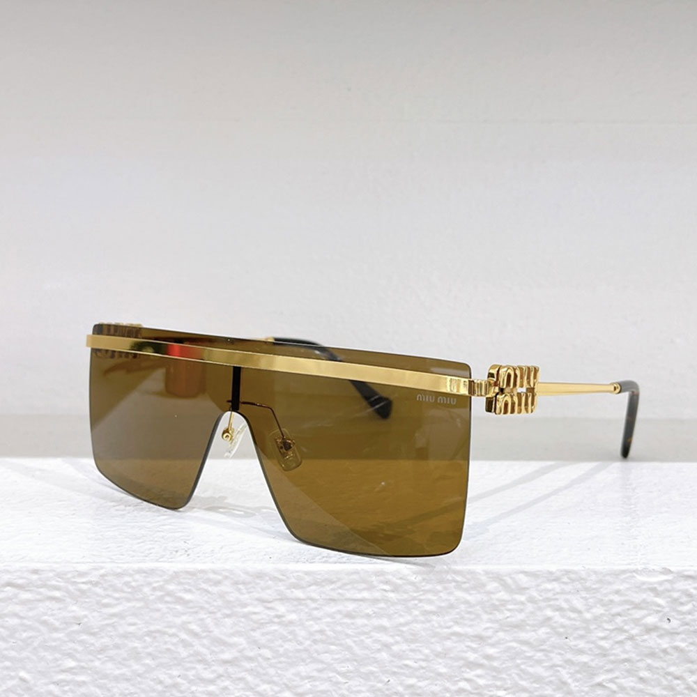 Miumiu Thin Metal Mirror legs Sunglasses Top quality 锛�Replica锛�