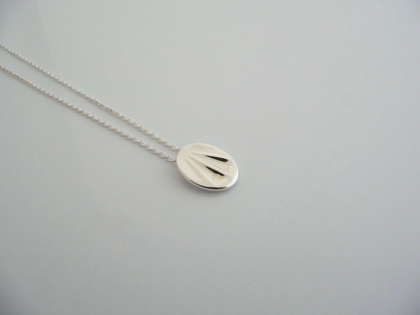 Tiffany & Co Silver Peretti Libra Zodiac Necklace Pendant Chain Charm Gift Love