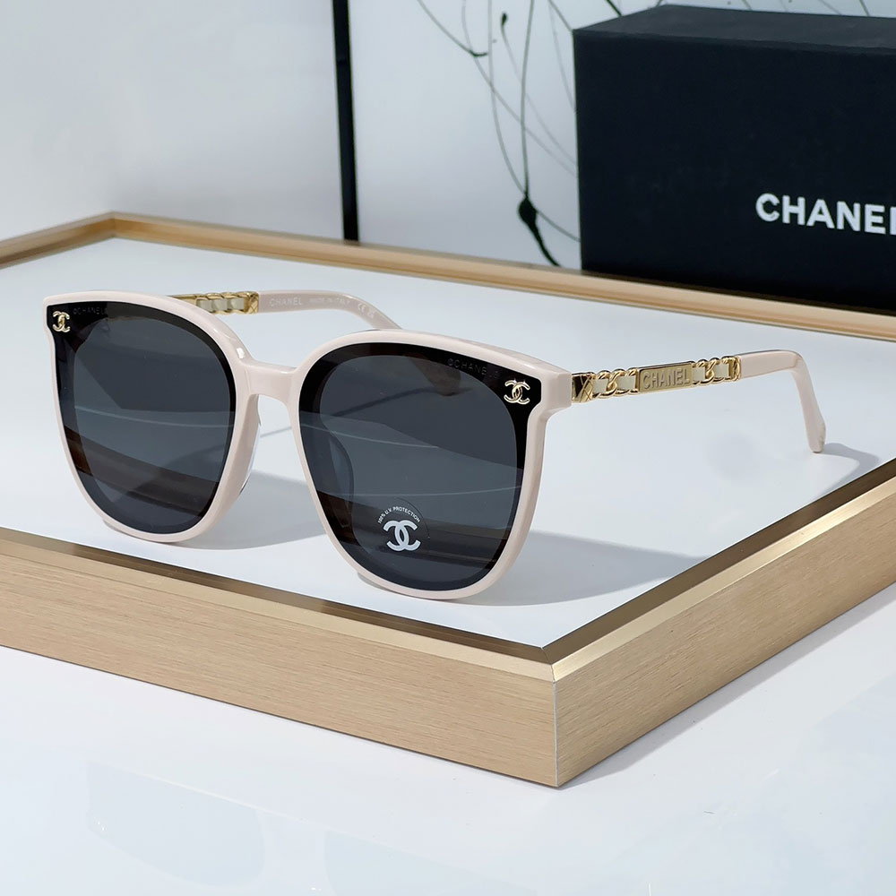 Chanel Mirror Logo Decoration Sunglasses Top quality 锛�Replica锛�