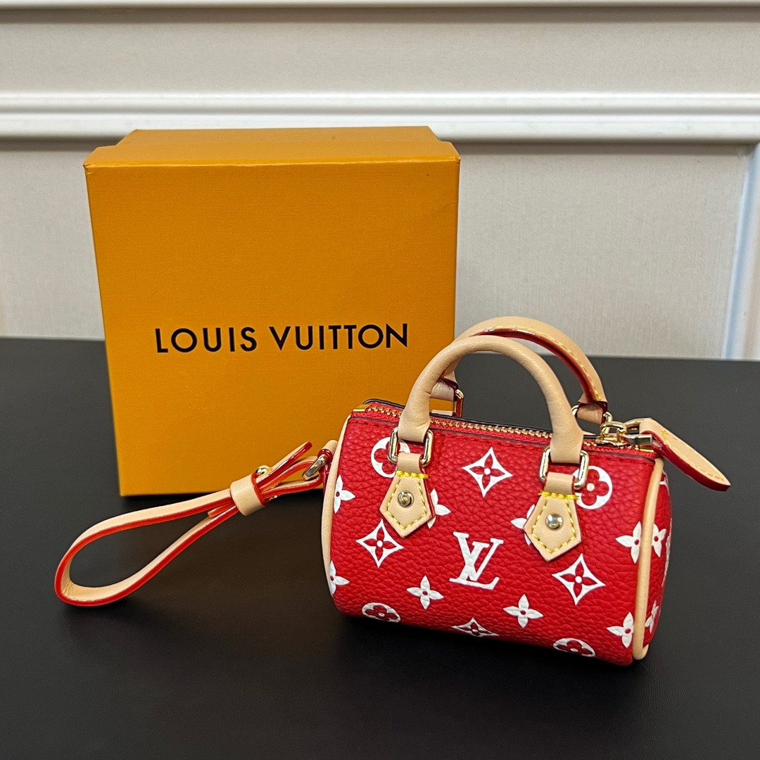 Louis Vuitton Micro Bag Leather Keychain Pendant Accessories