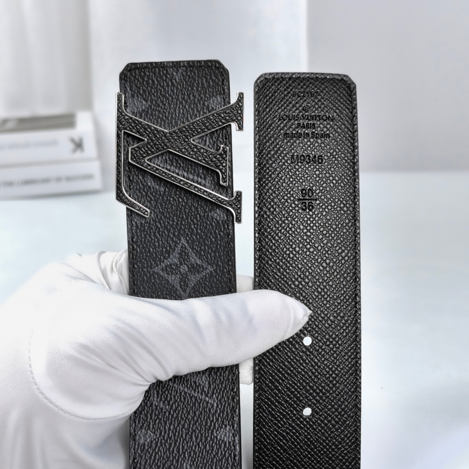 Louis Vuitton LV Leather Belts 1:1 Mirror Version
