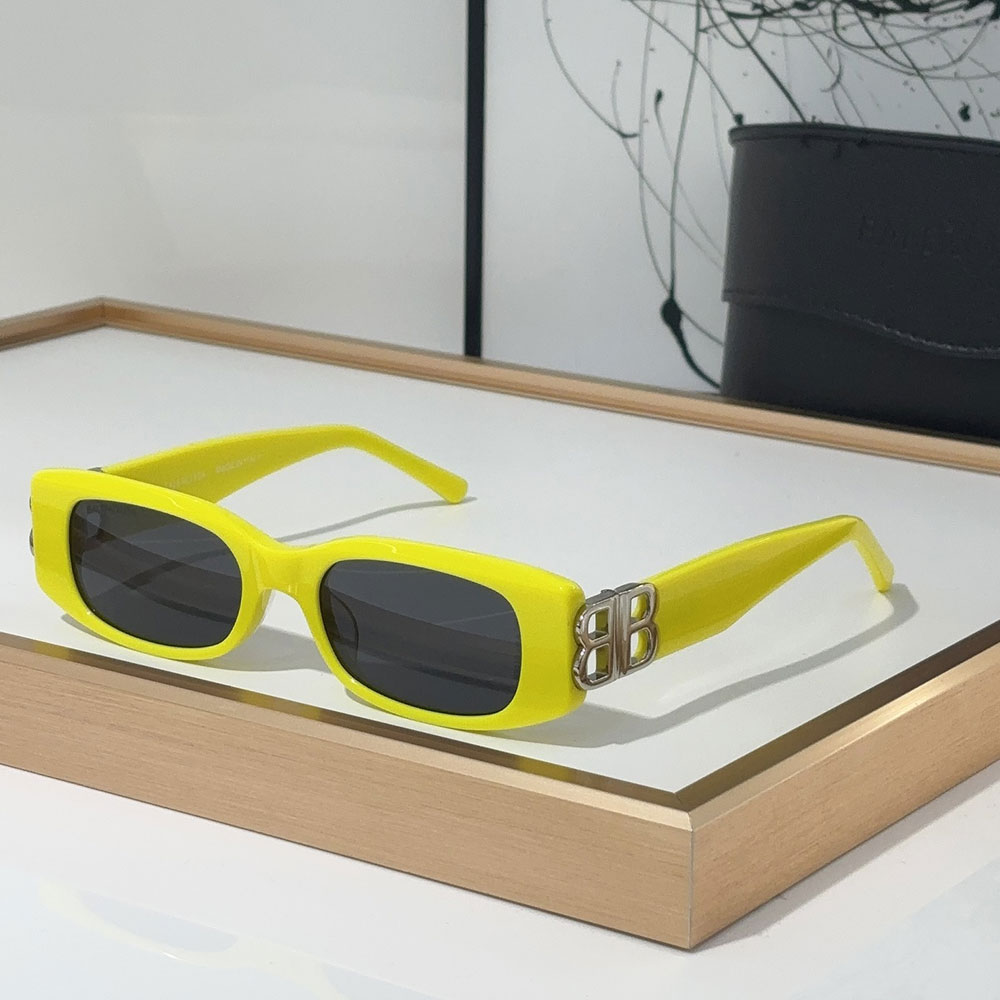 Balenciaga Mirror leg Hollowed Out Logo sunglasses Top quality （Replica）