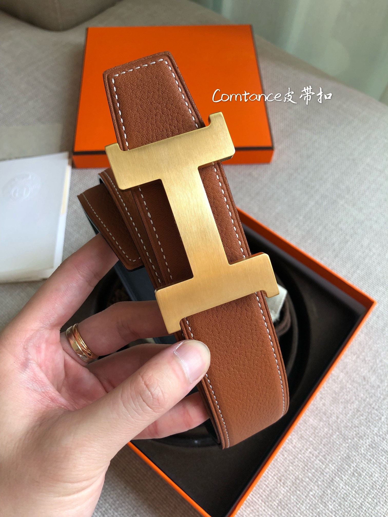 Hermes Leather Belts 1:1 Mirror Version