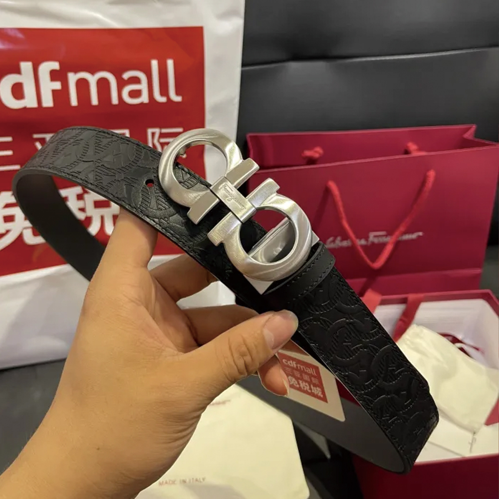 FERRAGAMO Belt 002 22PJ081 3.5cm