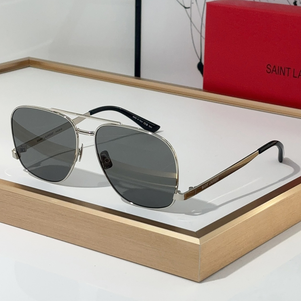 Saint Laurent YSL Metal Oval Sunglasses Top Quality锛�Replica锛�
