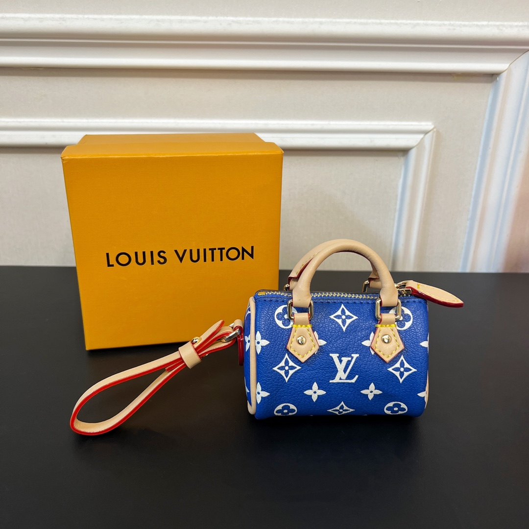 Louis Vuitton Micro Bag Leather Keychain Pendant Accessories