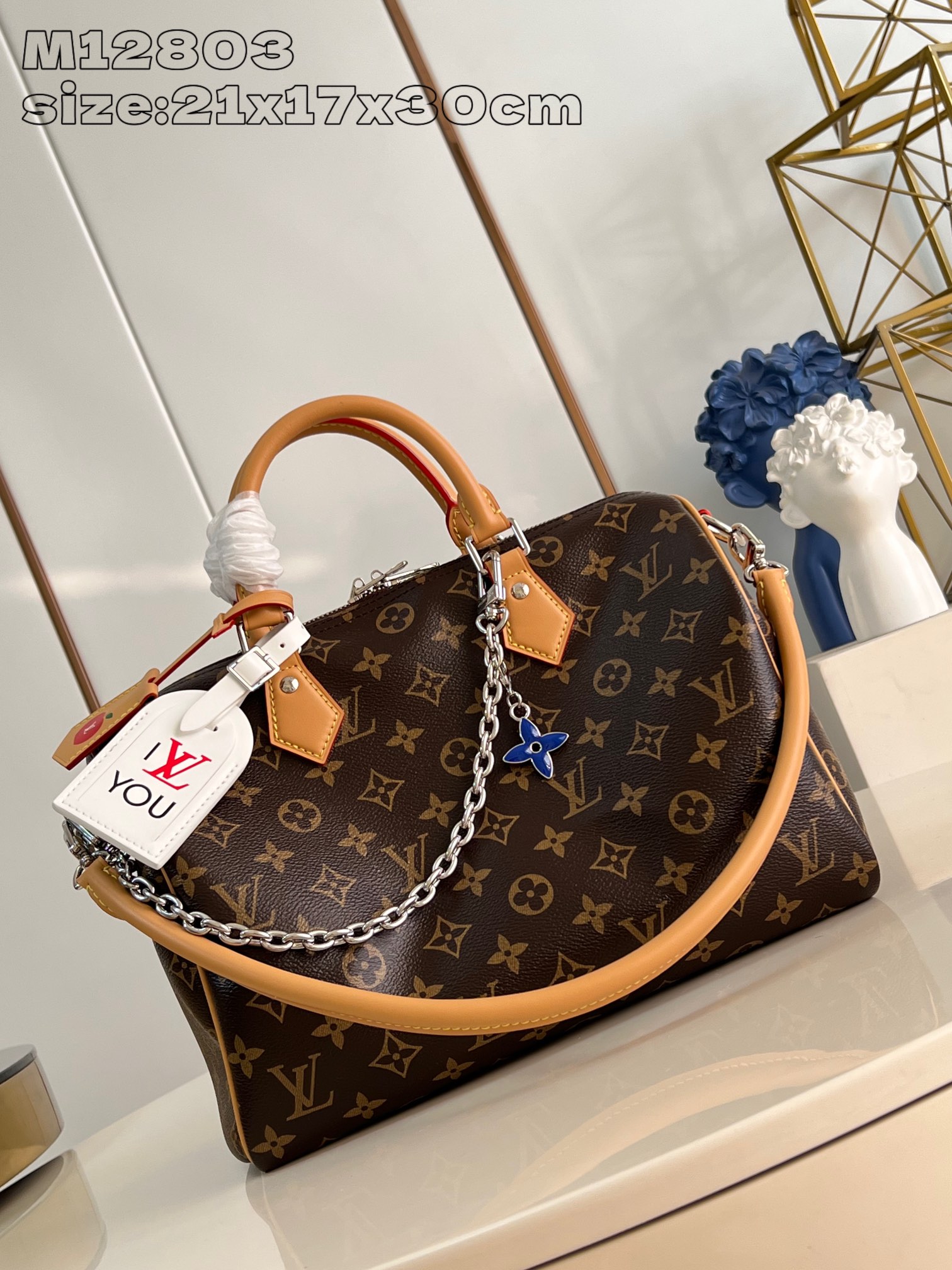 Louis Vuitton BagsSpeedy Soft 30 Crafty Bag Shoulder Bag M12803锛�12AReplica锛�