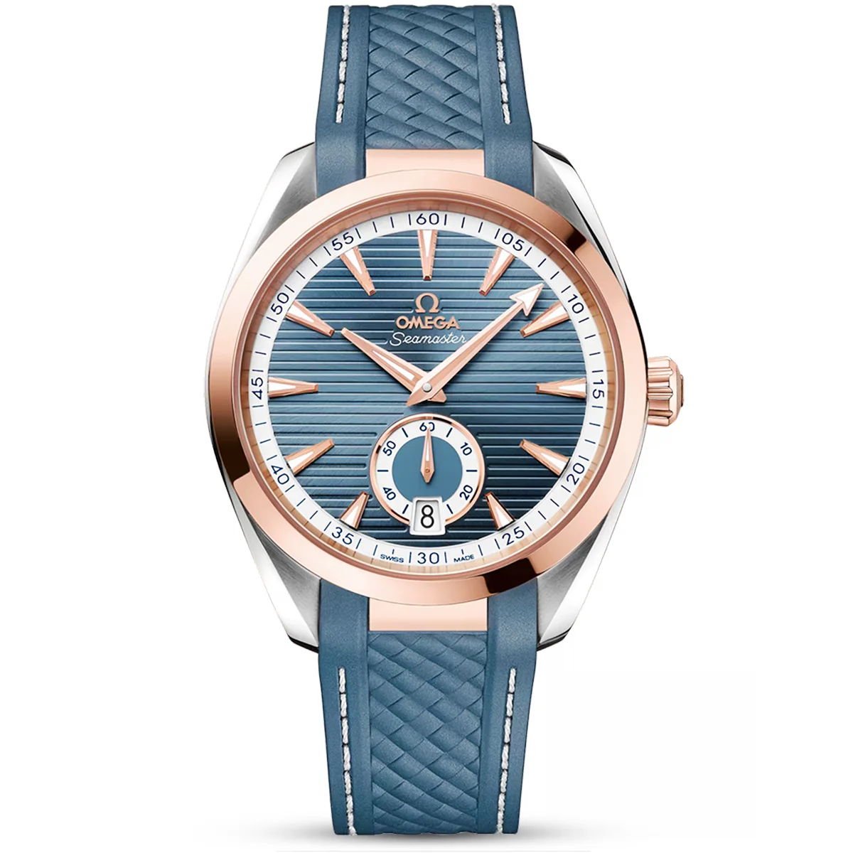 Seamaster Aqua Terra 41mm Small Seconds Two-Tone Blue/Grey Dial Watch
