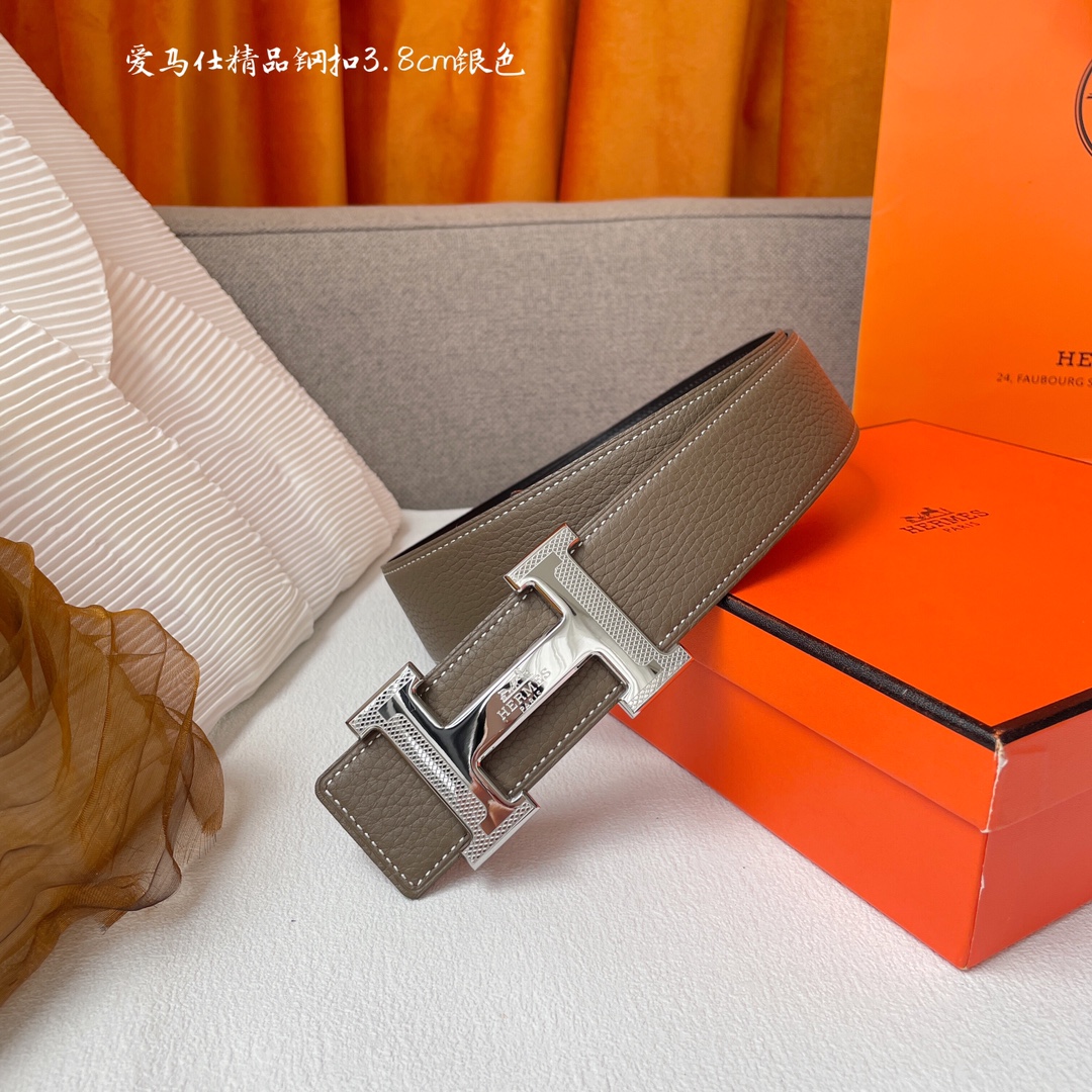 Hermes Leather Belts 1:1 Mirror Version
