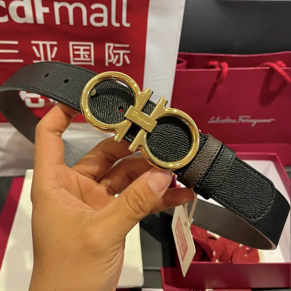 FERRAGAMO Belt 002 22PJ081 3.5cm