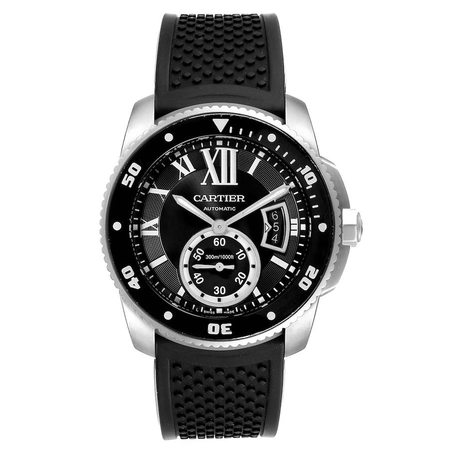 CARTIER Calibre Diver Black Rubber 42mm