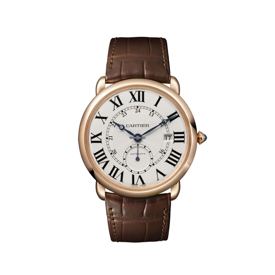 Cartier Ronde Louis 18K Pink Gold Men��s Watch, W6801005