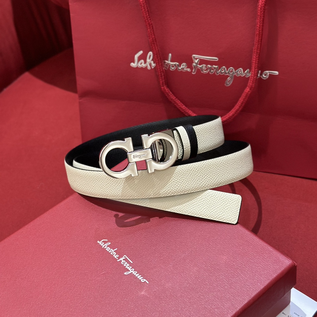 FERRAGAMO Belt 004 22PJ081 2.5cm