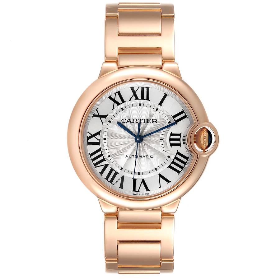 Cartier Ballon Bleu 36mm 18K Rose Gold Men��s Watch, WGBB0043