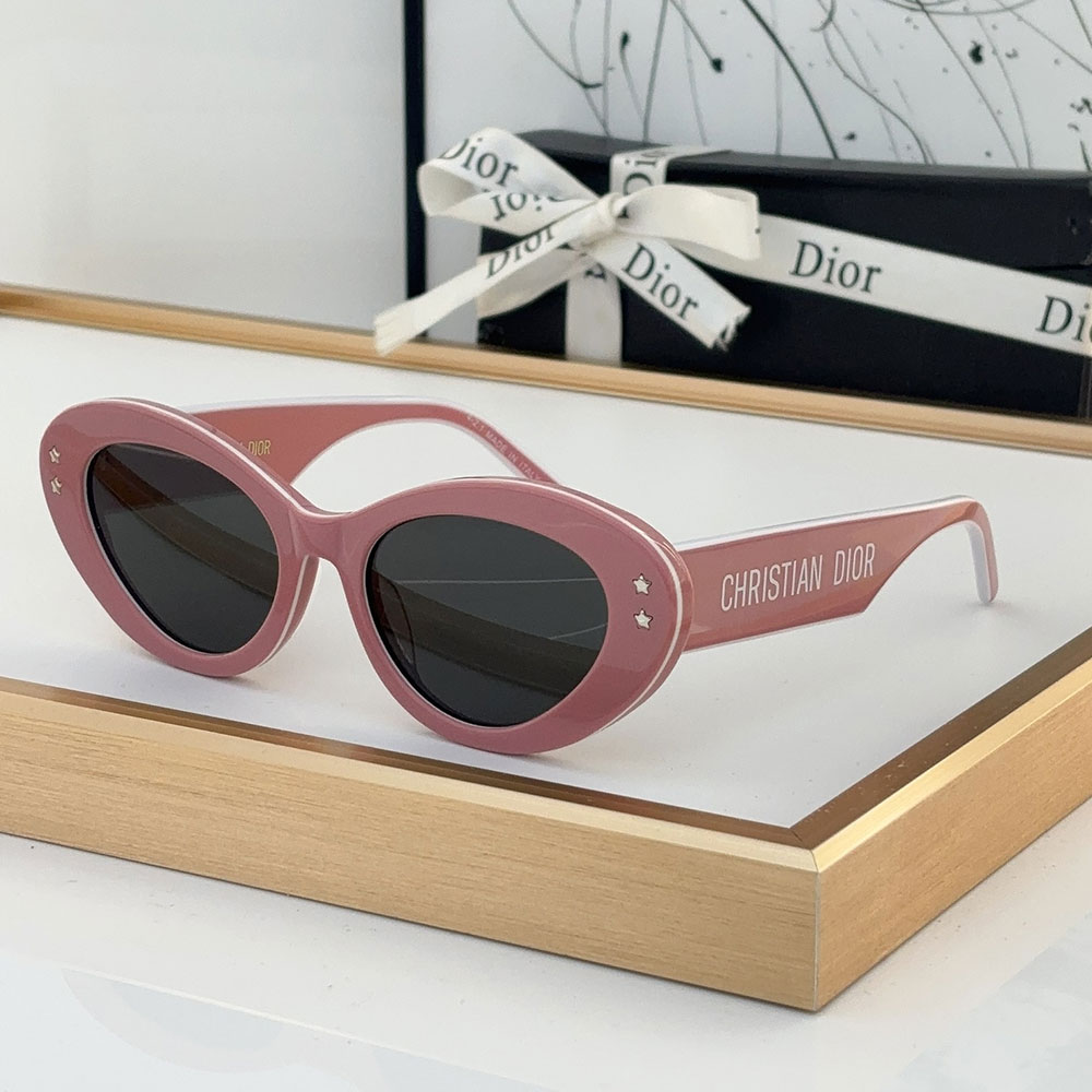 Dior Star Logo Acetate Fibre Cat eye sunglasses Top quality (Replica锛�